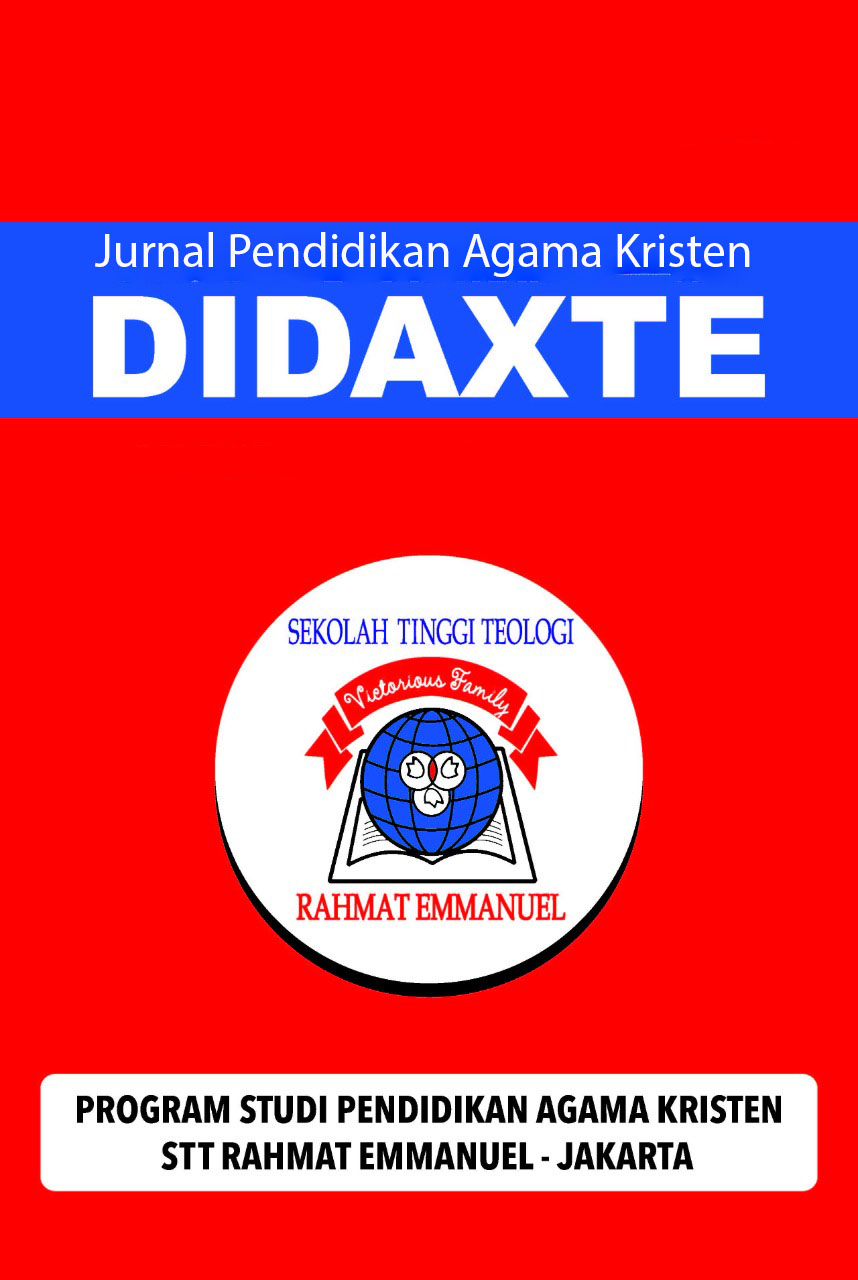 					View Vol. 2 No. 1 (2024): Jurnal Pendidikan Agama Kristen DIdaxte
				